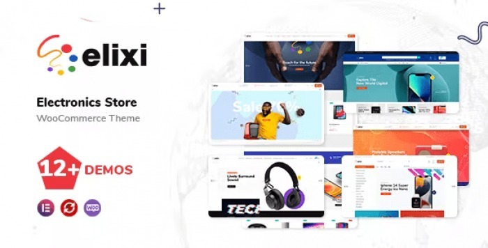 Elixi Nulled Electronics WordPress Theme for WooCommerce Free Download