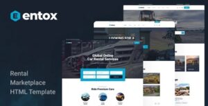 Entox Nulled Rental Marketplace HTML Template Free Download