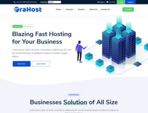 Erahost Nulled WHMCS Theme Free Download