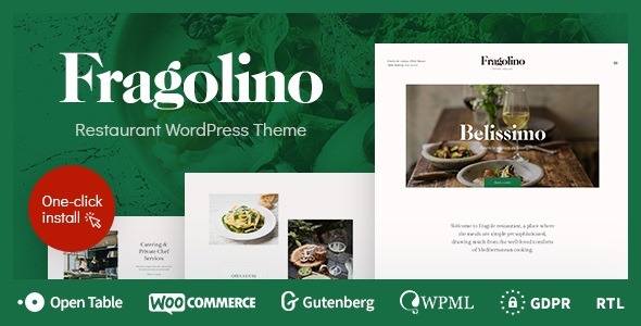 Fragolino Nulled an Exquisite Restaurant WordPress Theme Free Download
