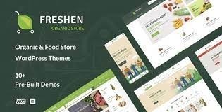 Freshen Nulled Organic Food Store WordPress Theme Free Download