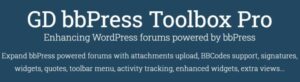 GD bbPress Toolbox Pro Nulled Free Download