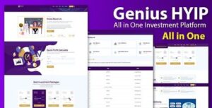 Genius HYIP Nulled All in One Investment Platform Free Download
