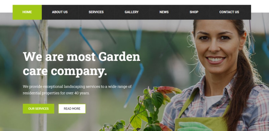 Greengia Nulled Gardening, Lawn and Landscaping WordPress Theme Free Download