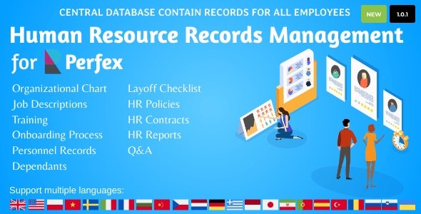 HR Records for Perfex CRM Nulled Free Download