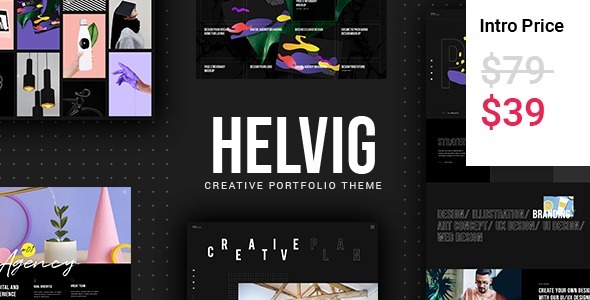 Helvig Nulled Creative Portfolio Theme Free Download