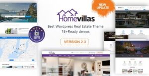 Home Villas Nulled Real Estate WordPress Theme Free Download