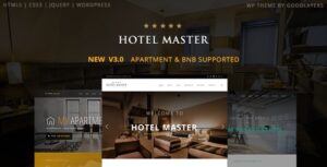 Hotel Master Nulled Hotel Booking WordPress Theme Free Download