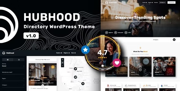 Hubhood Nulled Directory & Listing WordPress Theme Free Download