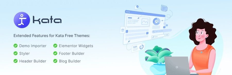 Kata Nulled Elementor WordPress Theme Free Download