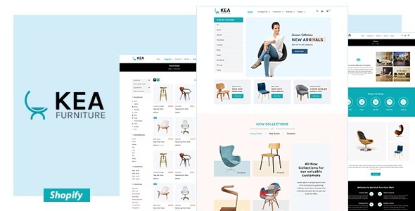Kea Nulled eCommerce Interior, Furniture Shopify Theme Free Download