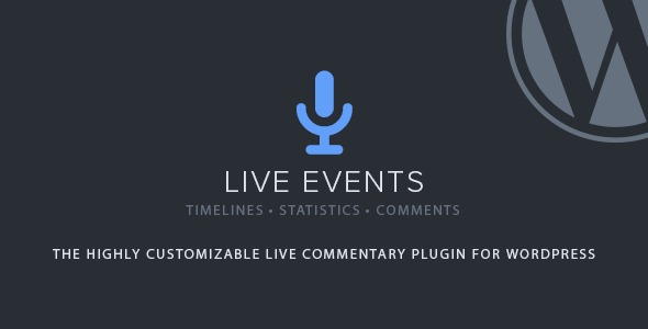 Live Events Nulled WordPress Plugin Free Download