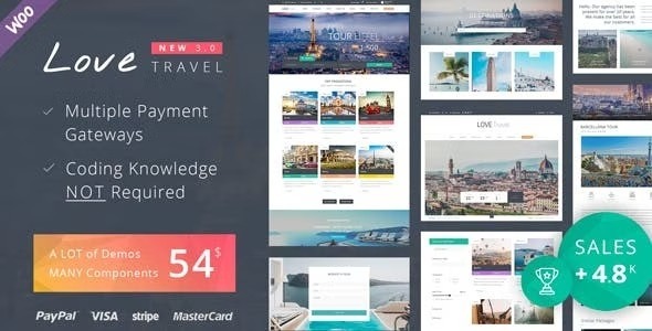 Love Travel WP Theme Nulled Free Download