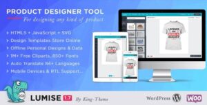 Lumise Nulled Product Designer WooCommerce WordPress Free Download