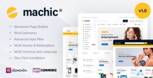 Machic Nulled Electronics Store WooCommerce Theme Free Download