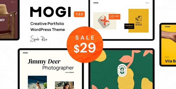 Mogi Nulled A Creative Portfolio Agency WordPress Theme Free Download