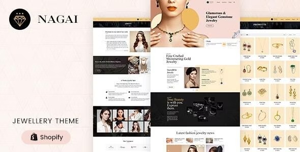 Nagai Nulled Jewelry Responsive Shopify Theme Free Download