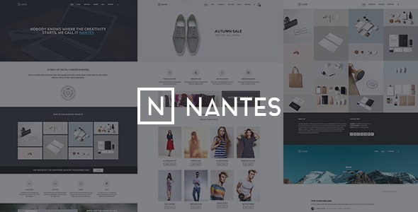 Nantes Nulled Creative Ecommerce & Corporate Theme Free Download