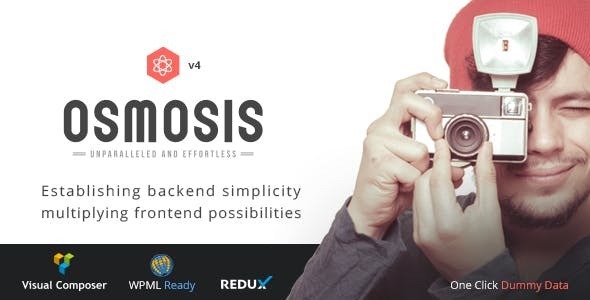 Osmosis Responsive Multi-Purpose WordPress Theme Nulled