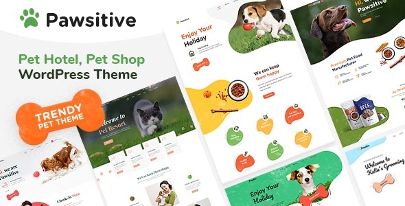 Pawsitive Nulled Pet Care & Pet Shop WordPress Theme Free Download