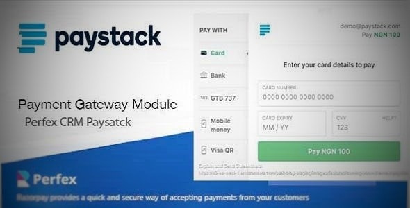Paystack Payment Gateway for Perfex CRM Nulled Free Download