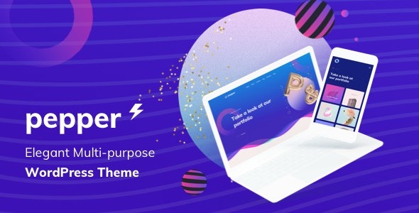 Pepper Nulled Elegent Multi Purpose WordPress Theme Free Download