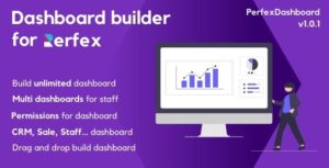 PerfexDashboard Nulled Dashboard builder for PerfexCRM Free Download