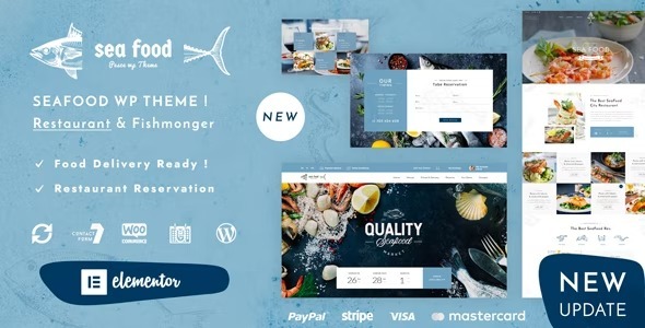 Pesce Nulled Seafood Restaurant WP Free Download
