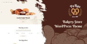 Porus Nulled Bakery Store WordPress Theme Free Download