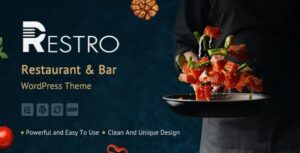 Restro Nulled Restaurant & Bar WordPress Theme Free Download