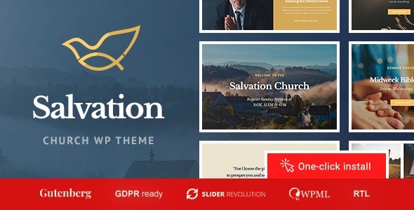Salvation Church & Religion WP Theme Nulled Free Download