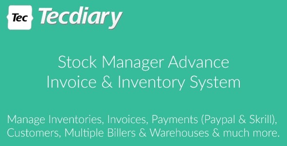 Stock Manager Advance Nulled (Invoice & Inventory System) Free Download
