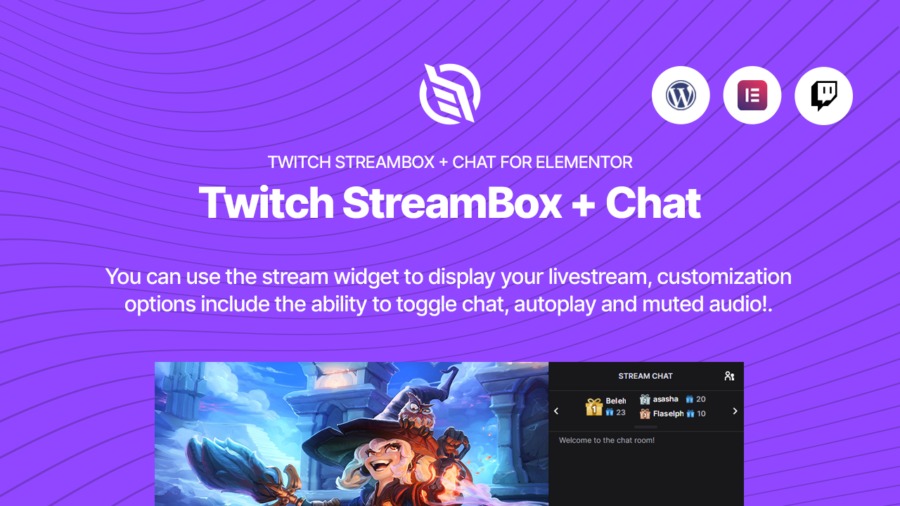 Struninn Nulled Twitch Streambox with Chat and Videos Free Download