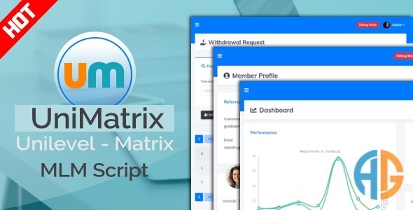 UniMatrix Nulled Membership MLM Script Free Download
