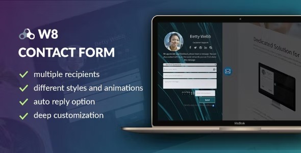 W8 Contact Form Nulled WordPress Contact Form Plugin Free Download
