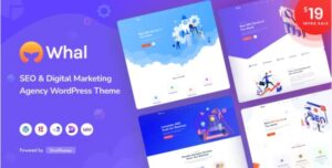 Whal – Digital Marketing WordPress theme Nulled
