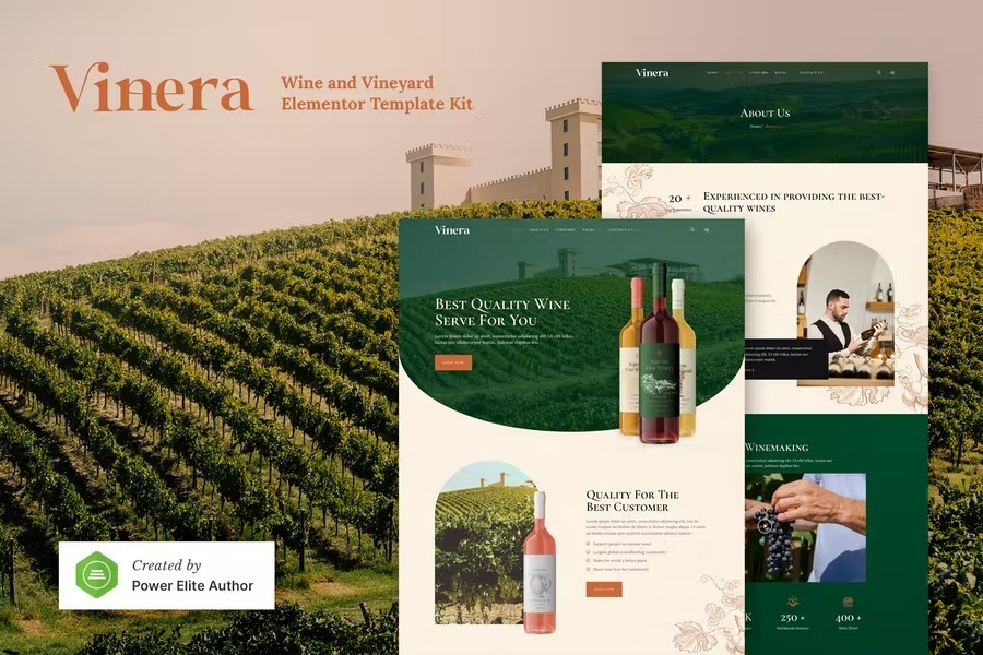Wineful – Wine Store & Winery Elementor Template Kit Nulled