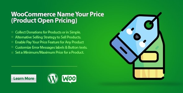 WooCommerce Name Your Price Nulled