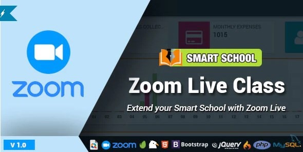 Zoom Live Class Smart School Nulled Free Download