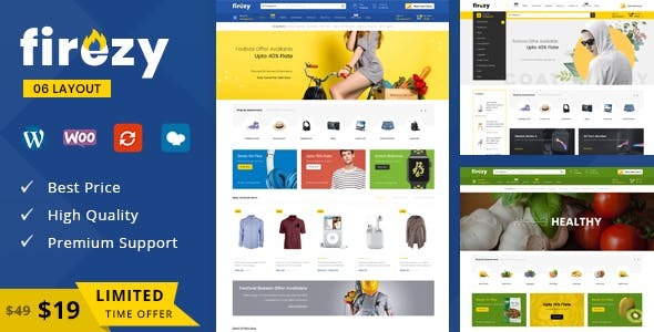 firezy Nulled Multipurpose WooCommerce Theme Free Download