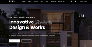 free download BIM - Architecture & Interior Design Elementor WordPress Theme nulled