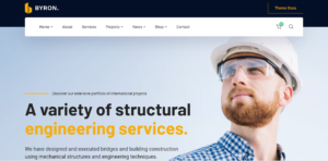 free download Byron Construction and Engineering WordPress Theme nulled