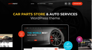 free download Car Parts Store & Auto Services WordPress Theme + Elementor nulled
