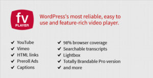free download FV Flowplayer Video Player Pro nulled