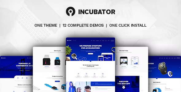 free download Incubator – WordPress Startup Business Theme nulled