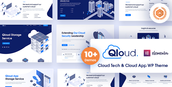 free download Qloud - WHMCS, Cloud Computing, Apps & Server WordPress Theme nulled