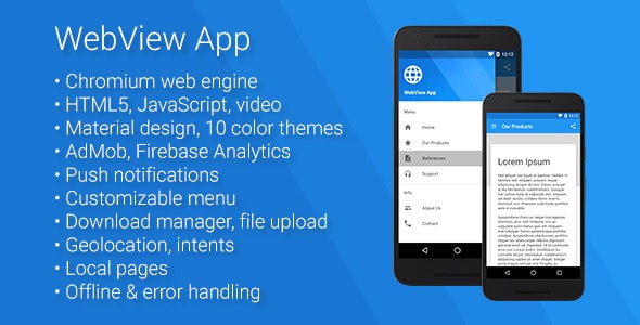 free download Universal Android WebView App nulled