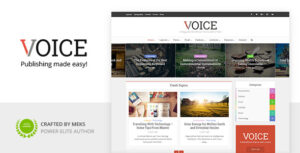 free download Voice - News Magazine WordPress Theme nulled