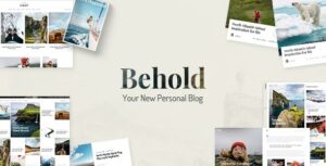 Behold Free Download Personal Blog WordPress Theme NULLED