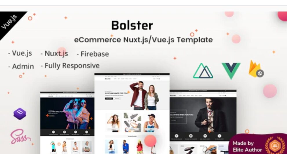 Bolster Nulled Vue Nuxt.js eCommerce Template Free Download